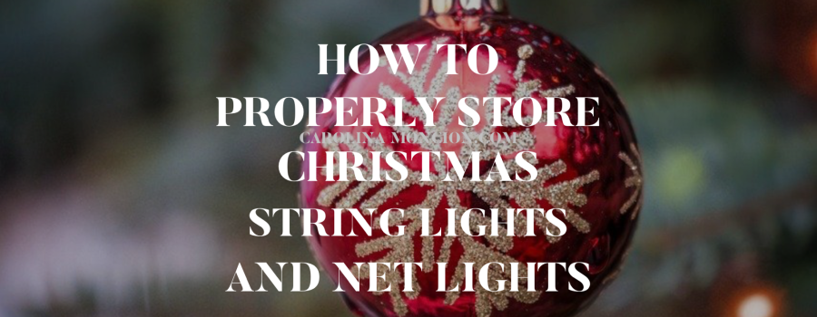 How to Properly Store Christmas String Lights and Net Lights