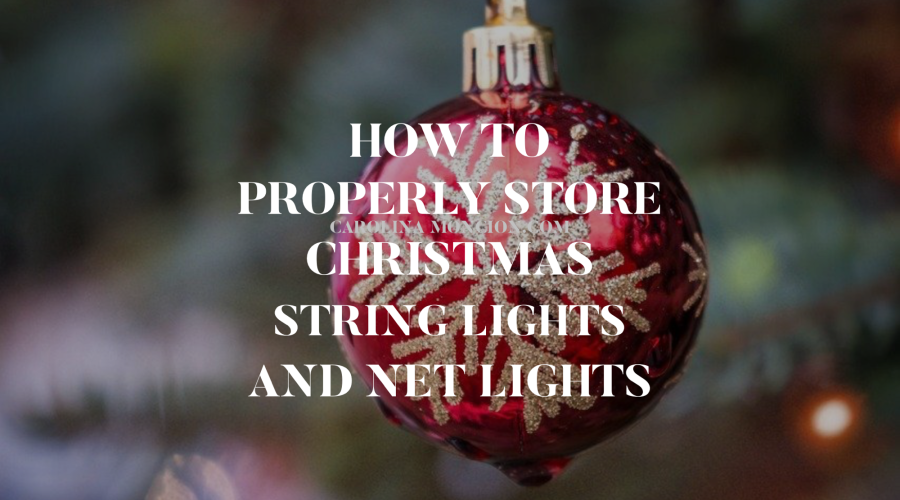 How to Properly Store Christmas String Lights and Net Lights