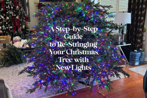 A Step-by-Step Guide to Re-Stringing Your Christmas Tree with New Lights
