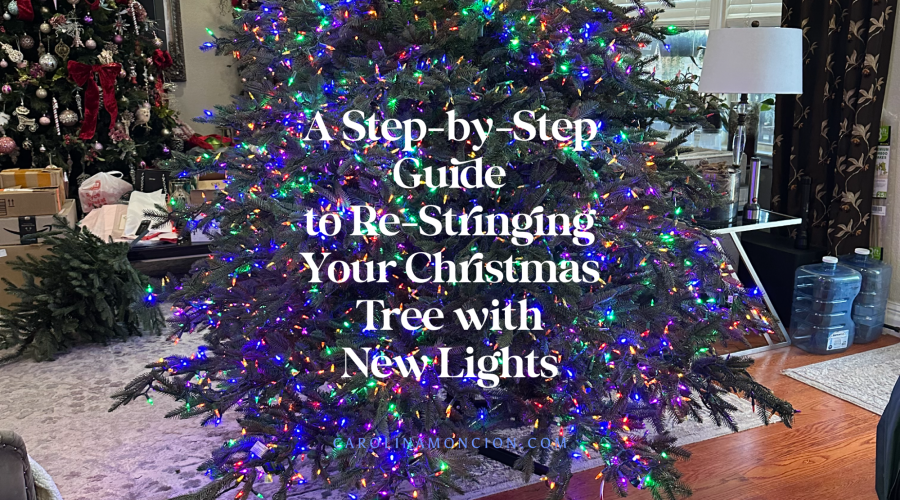 A Step-by-Step Guide to Re-Stringing Your Christmas Tree with New Lights